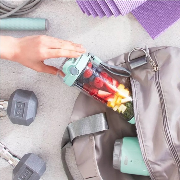 NWT Dash 16oz Personal Portable USB-C Blender - Aqua Blue NEW - Picture 4 of 7